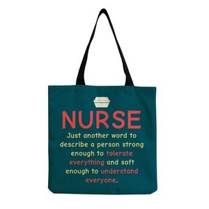 Nurse Nursing Pride Linen Tote Bag